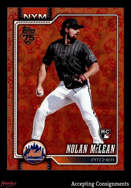 2026 Topps Easter Chicks #214 Nolan McLean RC Rookie SP METS