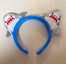 Padded Shark And 2 Wolf Headbands One Size