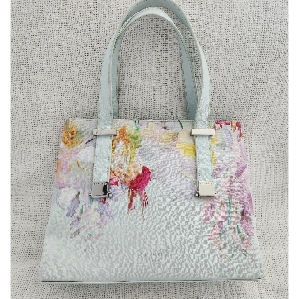 Ted Baker Hanika Hanging Gardens Medium Floral Tote Bag – Silver Hardware - Image 2 of 4