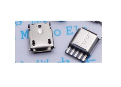 100Pcs USB Tipo B Standard Micro Port Femmina Spina Di Saldatura 5 Pin SMD SMT Jack Connettore Presa - Foto 10
