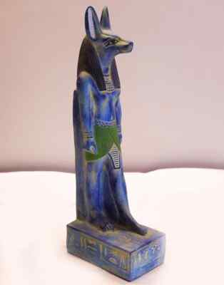 Great God Anubis, Anubis statue, Anubis jackal dog Figurine, Egyptian Anubis scu
