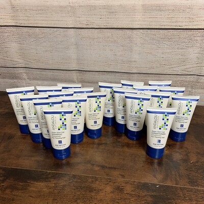 Andalou Naturals Lot Travel Size Shampoo Conditioner LOT 1.7OZ EA Argan NON GMO