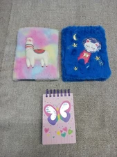 Pen + Gear Notepad Memopad Journal Lot Of 3 Animal Print Faux Fur
