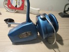 Vintage Penquin 105-B large Blue spinning reel,works, very good! Olympic-japan