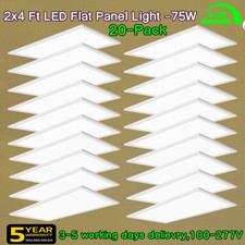 2x4 FT LED Flat Panel Troffer Light,75Watt Recessed Back-Lit Drop Ceiling Lights