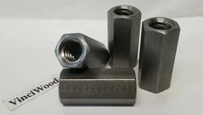 3/4-6 Acme Coupling Nut (2 Pieces) Right Hand,1" Wide Hex x 2-1/4" Made in USA. 