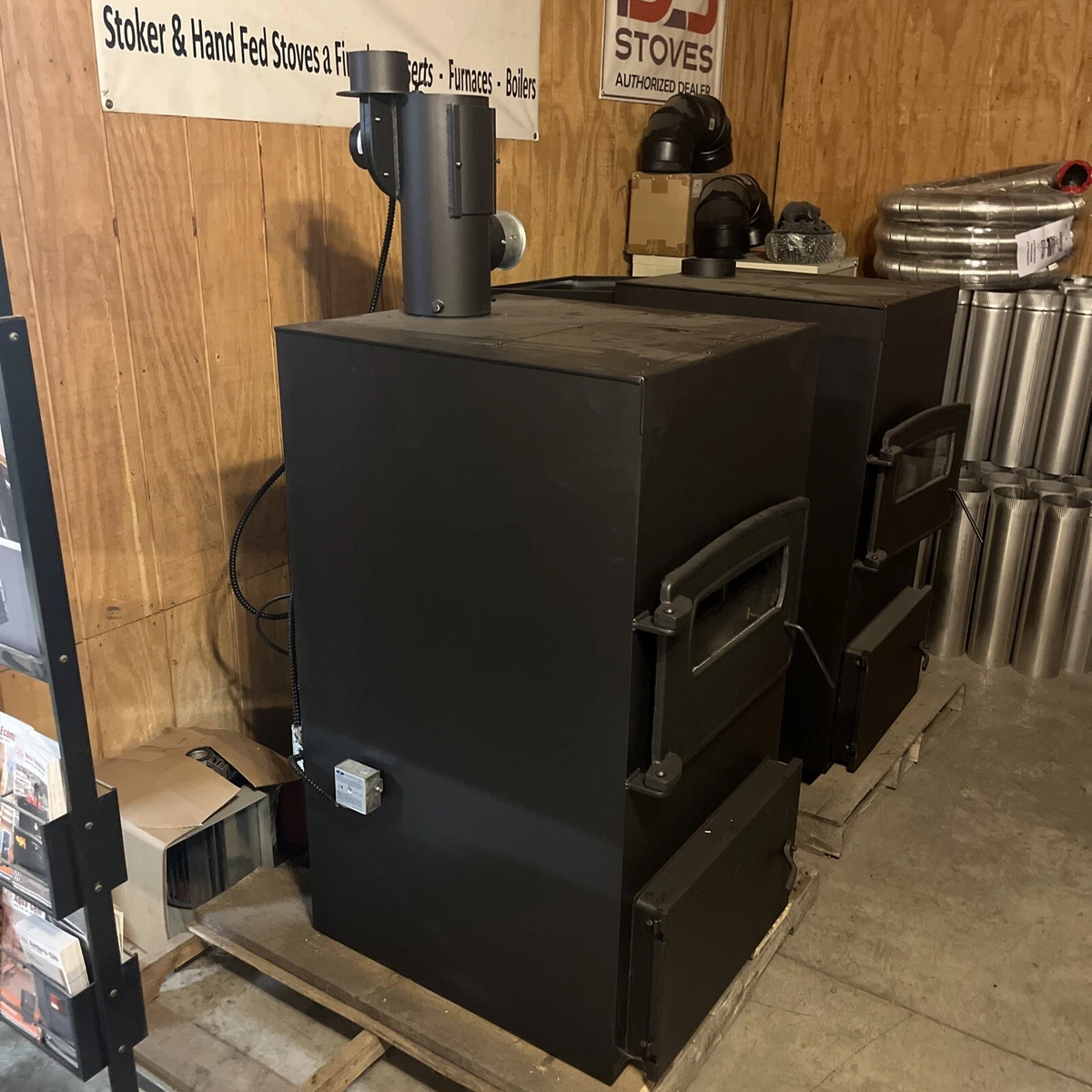 Keystoker Koker 160,000BTU coal furnace direct vent NEW! | eBay