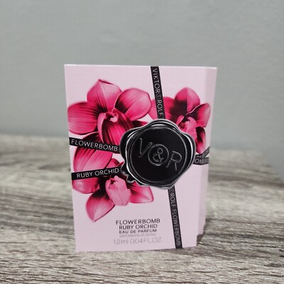 VIKTOR & ROLF FLOWERBOMB RUBY ORCHID EAU DE PARFUM SAMPLE SPRAY .04 FL OZ 1.2 ML