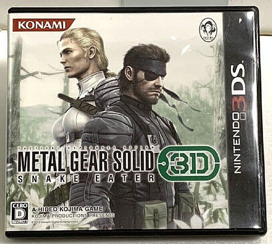 Jogo Metal Gear Solid Snake Eater Original - 3DS - Sebo dos