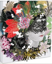 Galison Christian LaCroix 750 Piece Jigsaw Shaped Puzzle , Mam’zelle Scarlett