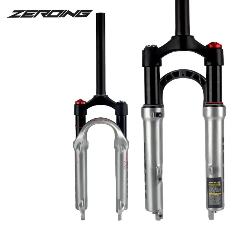 Folding MTB Air Suspension Fork 20er Adjustable with Lock Shock Absorber Fork - Image 4 of 4