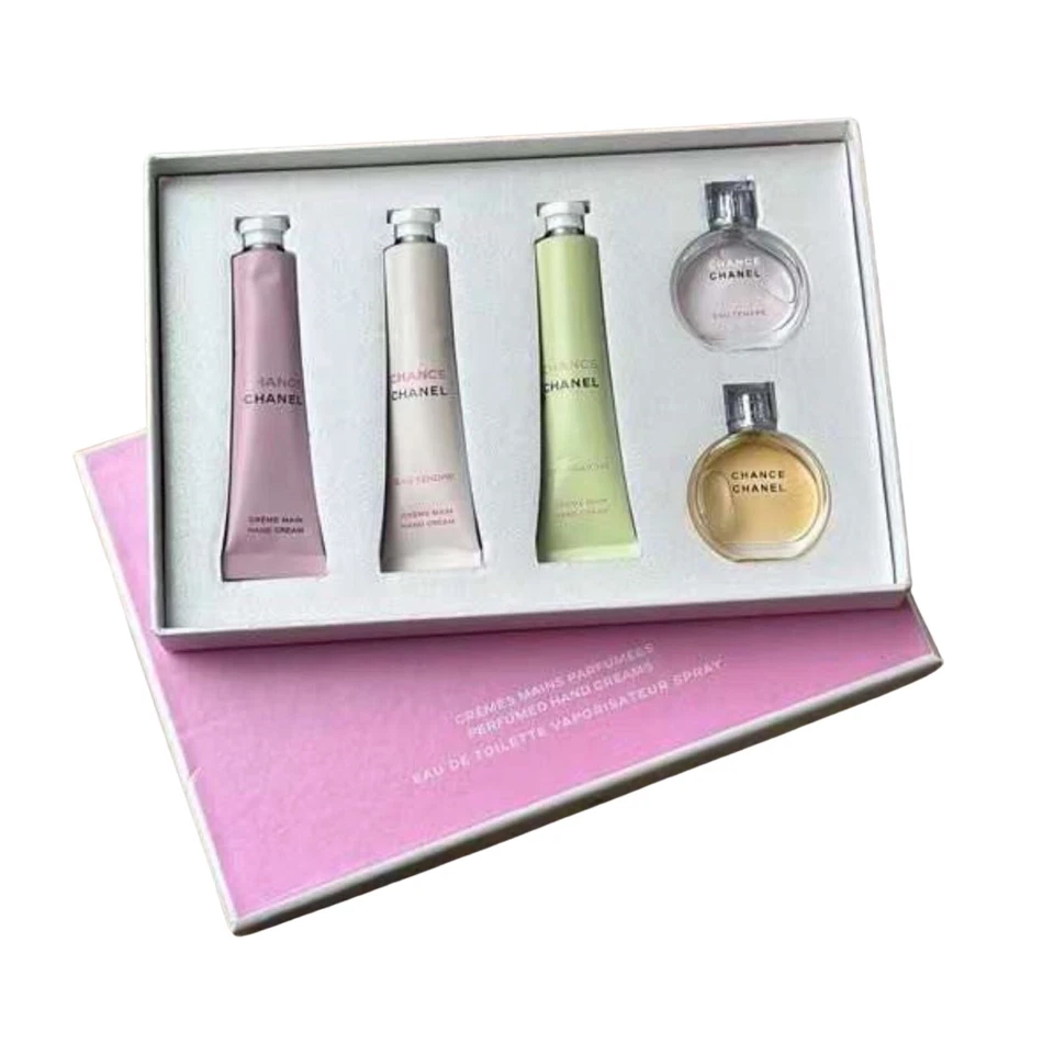 Chanel Chance Perfumed Moisturizing Hand Cream Set ~3x20ml W/Chance EDT ~2x7.5ml - Image 2 of 4