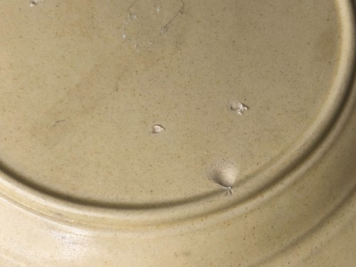 Antique 19th Century Raised Relief Drabware Plate (possibly Ridgway) 8-1/2" - Picture 7 of 9