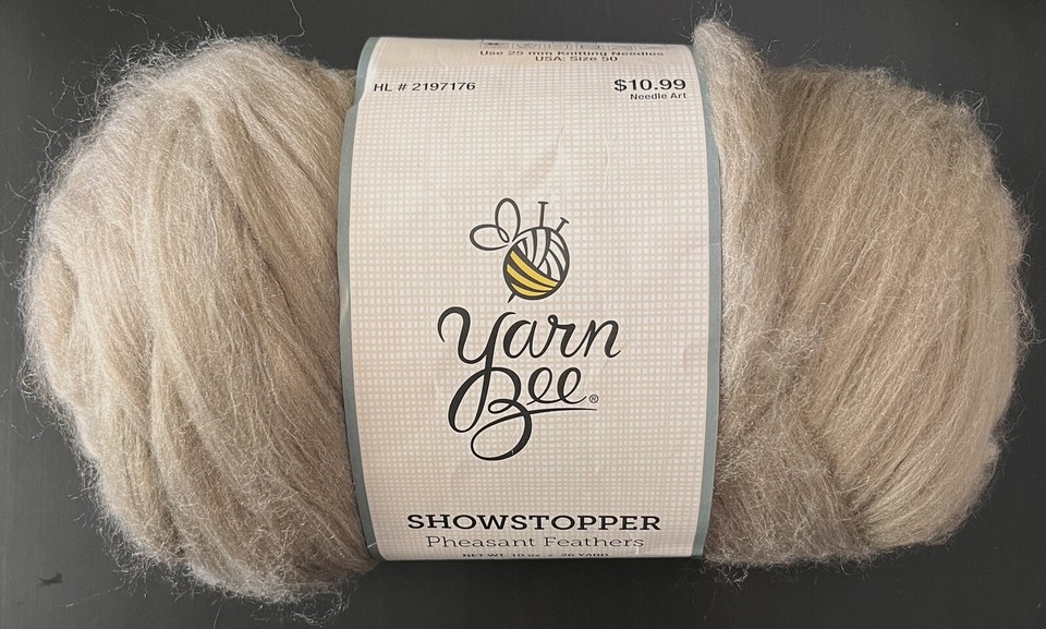 Jumbo YARN BEE Showstopper Luxe Yarn PHEASANT FEATHERS eBay