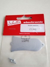 Schaller NOS Truss Rod Cover made of Solid Brass with Satin Chrome Finish