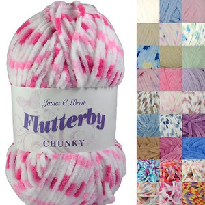 James C Brett Flutterby Chunky Knitting 