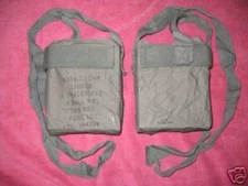 2  ORIG. VIETNAM ERA (67)  SINGLE POCKET BANDOLEER  7.62 MAY 1967