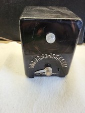 Vintage 40s Crystalab Model Metronoma Marbled Bakelite TESTED  WORKS E F O