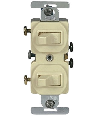 Cooper 271V-Box Ivory Combination Single Pole Switch 15A 120/277 NIB | eBay