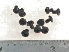 2-56 X 1/8" SCREW PAN HEAD PHILLIPS BLACK OXIDE ALLOY STEEL - 100 pcs
