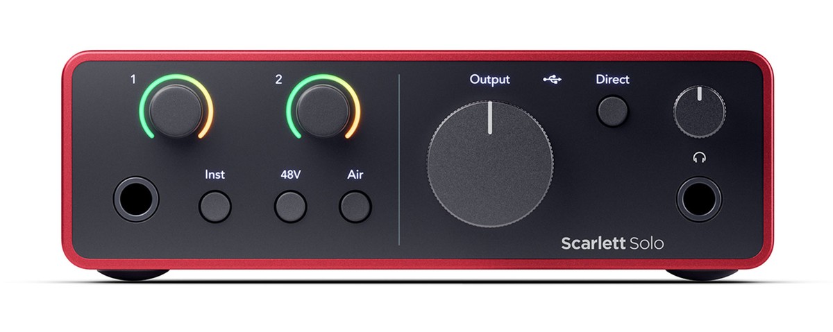 Focusrite Scarlett Solo 4th Gen Studio Recording USB Audio Focusrite Scarlett Solo 4th Gen Studio Recording USB Audio