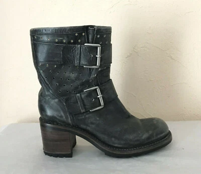 Free lance Boots Geronimo aus Leder, Schwarz, Größe 38 EU, Authentisch - Bild 1 von 4