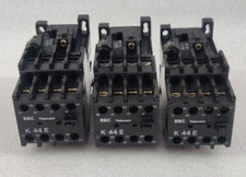 BBC PETERCEM K 44 E 220-240V 50/60Hz CONTACTEUR AUXILIAIRE K44E LOT DE 3 PCS