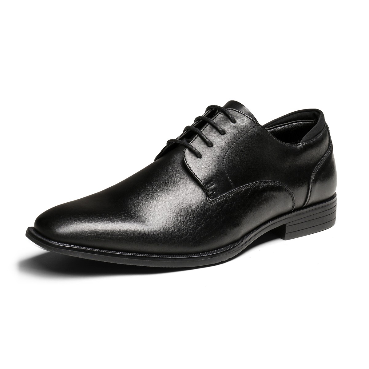 slim fit dress slacks Ferro Aldo Mens Caleb MFA19712 Fashion Derby Dress Shoes with Geometric Pattern, in Black, Size 8 main image 0