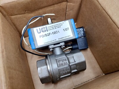 NEW - UCI Universal Components Pneumatic Actuated Ball Valve PD/S2F-10C1 N4S-C1