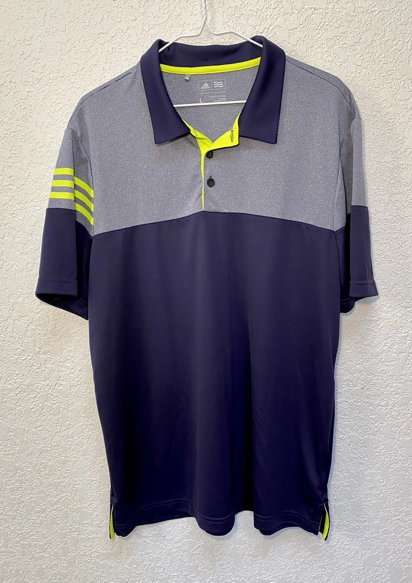 adidas heather block polo