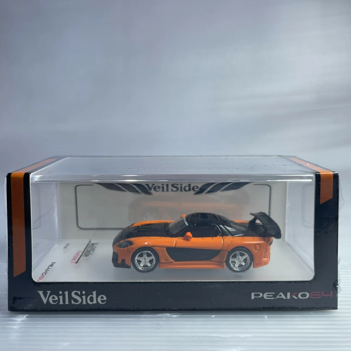 1/64 Peako peako64 Veilside Fortune 7 Mazda RX-7 FD3S Orange