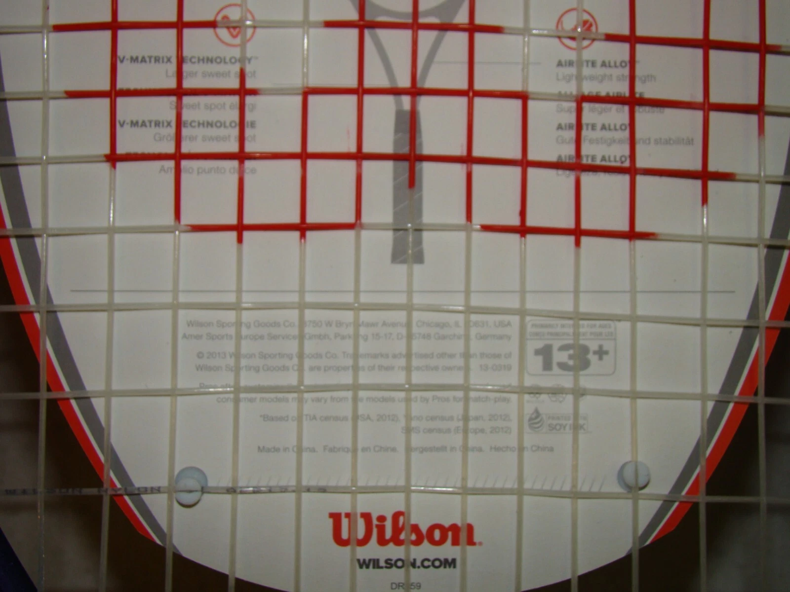 NEW Wilson Triumph Tennis Racket Adult Oversized 112 in 4 1 4 Grip Purple