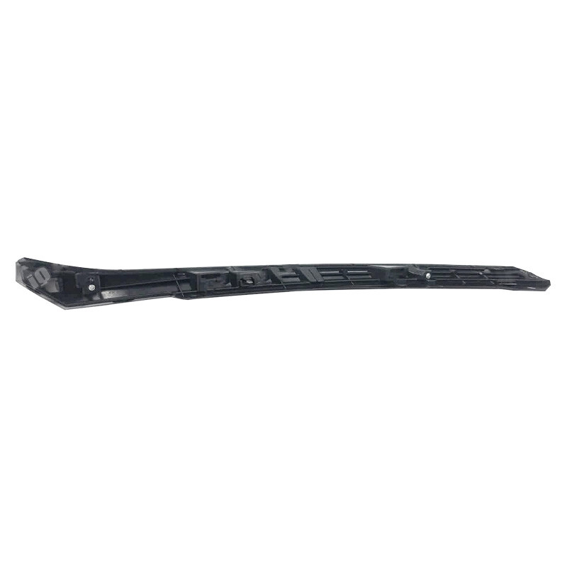 Driver Side Headlight Eyelid Trim For 2016-2021 Honda Civic - Black ABS Plastic Grille Molding
