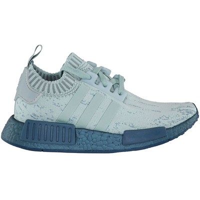 Adidas NMD_R1 Sea Crystal Primeknit LaceUp Blue Synthetic Womens Trainers CG3601