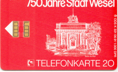 Wesel 750 Jahr  Feier 1991   K- Karte Motiv  Berliner Tor  1 000  Auflage  - Bild 1 von 1