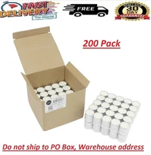 200 Pack Unscented 6-7 Hour Extended Burn Time Tea Light Candles, White