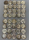 40 1957 P BU US 90% Silver Washington 25c w/toning L25025