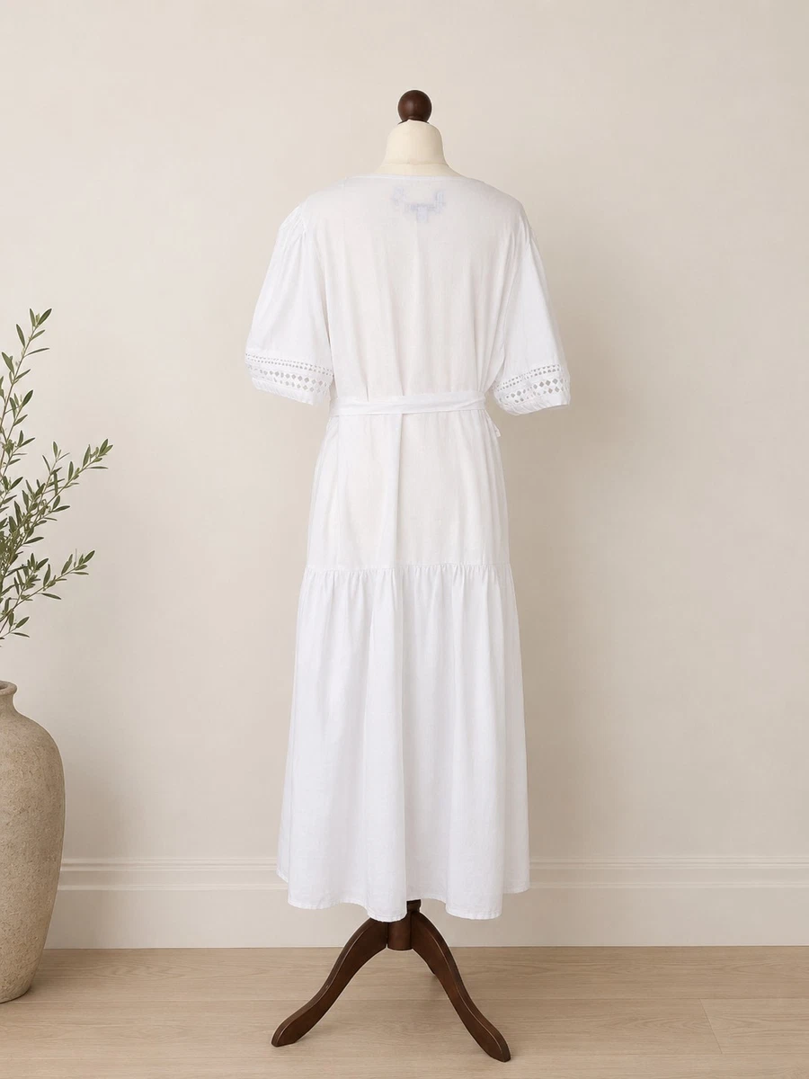 Marks and Spencer Linen White Dresses for Women for sale | eBay UK
