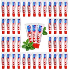 100 Tubes Travel Size Toothpaste in Bulk, Disposable Mini Mint Compact Small ...