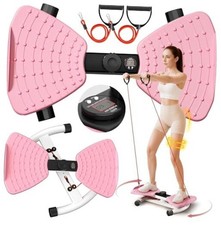 Waist Twister Machine Exercise Fitness Tool, Ab Twister Board with the Pink