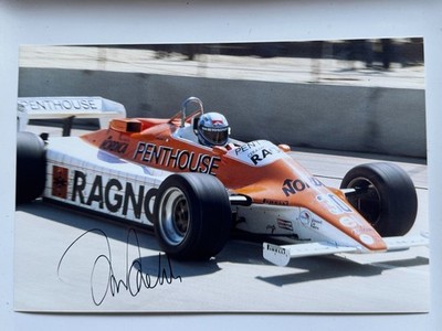 Mauro Baldi   - Formel 1  - original Autogramm - Größe 18 x 12  cm
