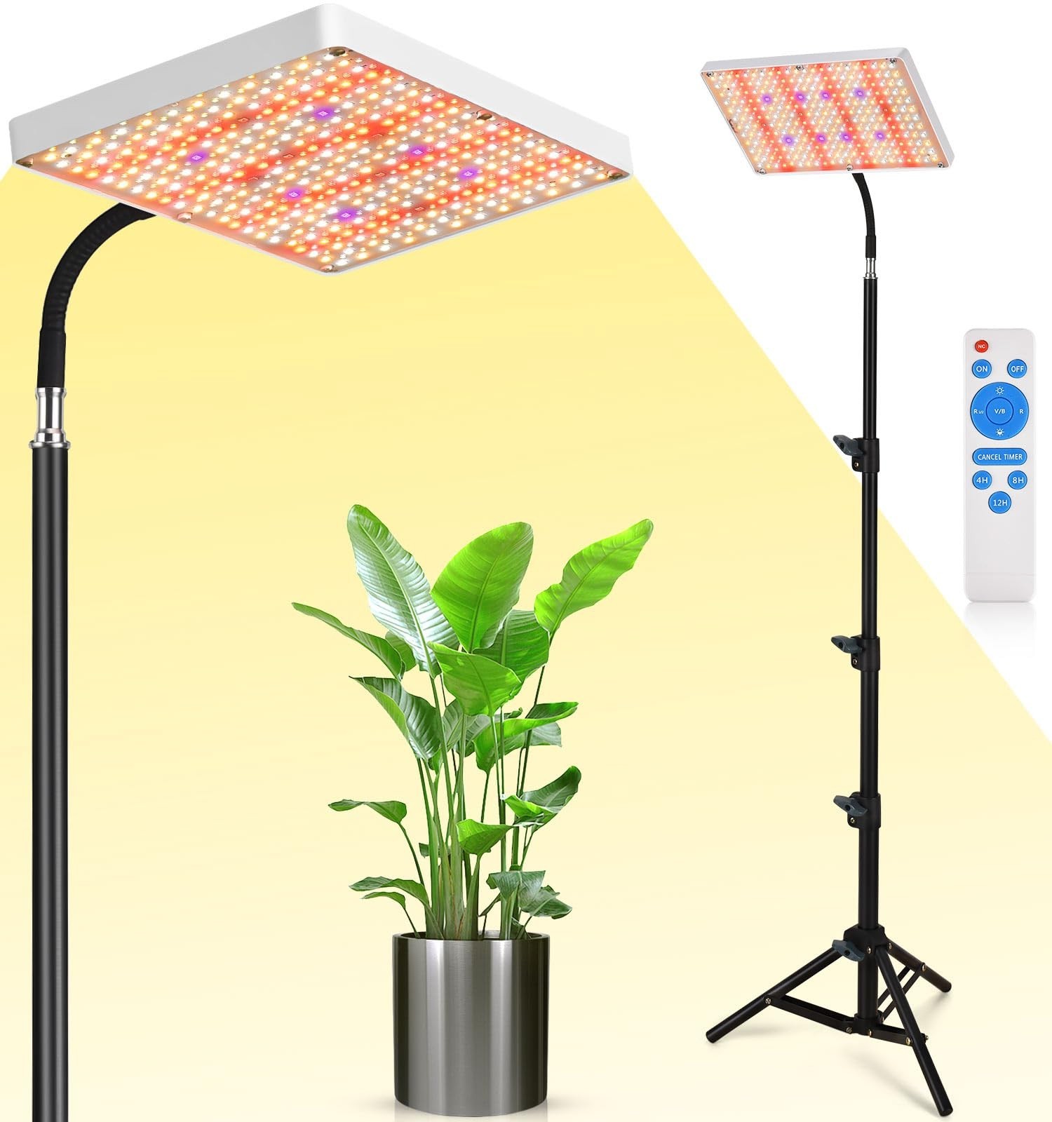 S With Stand, Full Spectrum Dimmable Grow Light Wi...