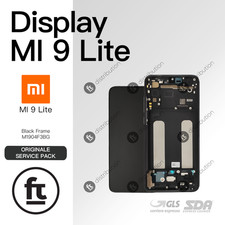 XIAOMI DISPLAY MI 9 LITE M1904F3BG ORIGINALE SERVICE TARNISH BLACK TOUCH VETRO