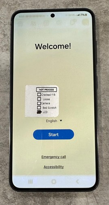 #ad Samsung Galaxy S23 128GB Unlocked Phantom Black Used LCD SHADOW $149.99