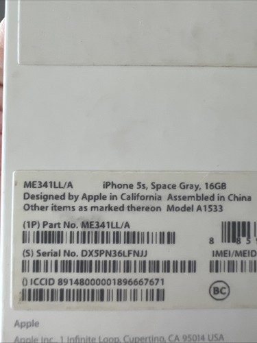 Lot of 3 EMPTY BOX ONLY Apple iPhone5, iPhone5s, iPhone 12 Pro - 第 6/7 張圖片