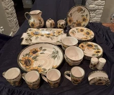 24 Piece Whole Home Provencial Garden China Set - Setting For Four
