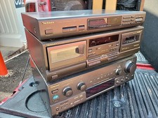 Technics RECEIVER/Double Cassette Player/ and Quartz Synthesizer Stereo Tuner