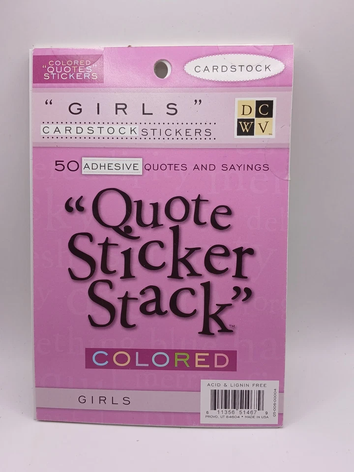 Pegatinas para manualidades álbumes de recortes cotización pegatina pila niñas y mascotas perros Foto 3 de 3