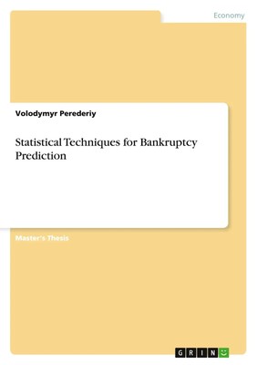 Volodymyr Perederiy | Statistical Techniques for Bankruptcy Prediction | Buch