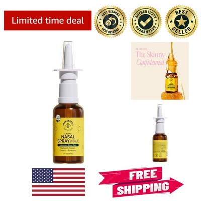 Eucalyptus & Oregano Nasal Spray - Natural Decongestant for Adults, 1 fl oz
